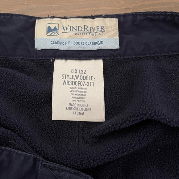 Wind River fleece lined ski pants. - Picture 3 of 5